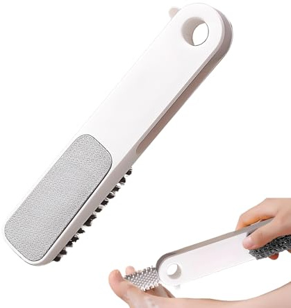Fußschrubber Doppelseitige Edelstahl-Bürste 2 in 1 | Fußpflegewerkzeuge Mit Peeling Für Erwachsene Männer Frauen Kinder Zur Täglichen Fußpflege Unterwegs Und Daheim