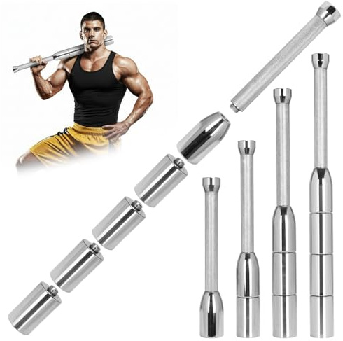 Adjustable Dumbbell Multi-Purpose Strength Training Macebell Clubbell Wear Resist for Exercise Grips & Forearms Workouts