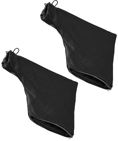 Lot de 2 sacs à poussière pour scie à onglet pour 255, compatibles avec Ryobi, Dewalt, Craftsman, ponceuse à bande, avec fermeture éclair et support filaire réglable, convient aux scies à onglet à
