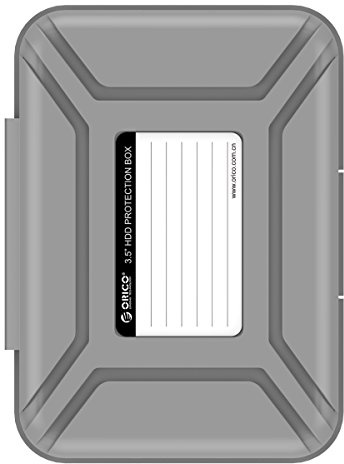 ORICO Funda Disco Duro Externo 3.5 para Western Digital WD Seagate Toshiba Samsung,Gris