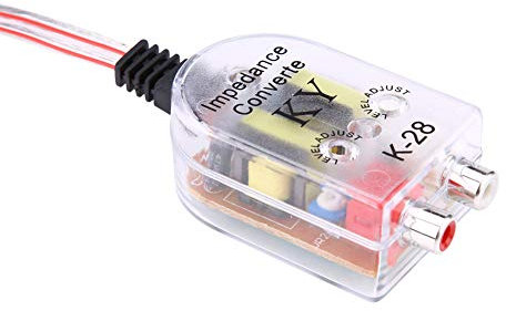 Suuonee Car Audio Amplifier CD to Subwoofer Converter 2 Channels Part Number Pbn3rgwxs1 Line Out Converter subwoofer Converter Low Pass Crossover Plastic