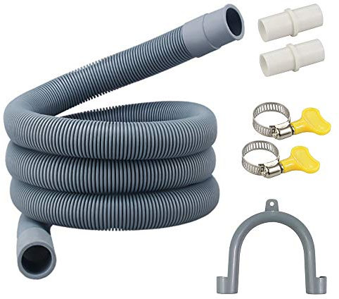 Tubo Desague Lavadora,Alargador Desague Lavadora,Manguera de Desagüe para Secadora,Tubo de Desagüe de Lavavajillas,Tubo Desague de Lavavajillas,Tubo de Desagüe (2)