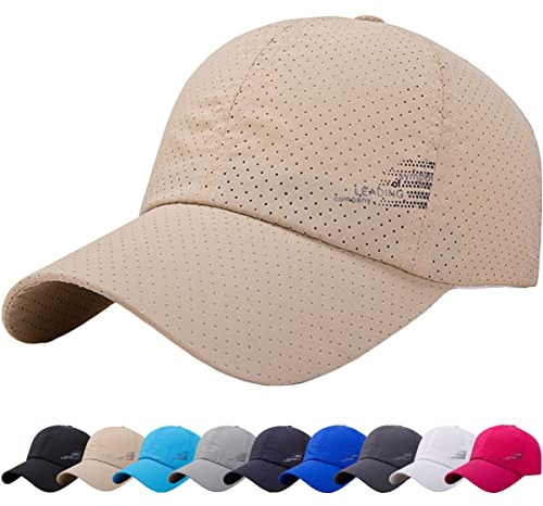 DURINM Cappello da Baseball Traspirante Cappellino Uomo con Visiera Origins Baseball Cotone Cappello Uomo Cappello da Donna Estivo Protezione UV per Sport