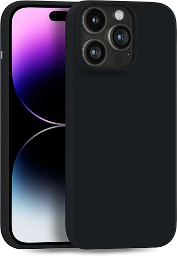 MyGadget TPU Case for iPhone 14 Pro Max - TPU Cover Ultra Thin - Soft Touch Rubber & Anti-Scratch Shell - Flexible Silicone - Black