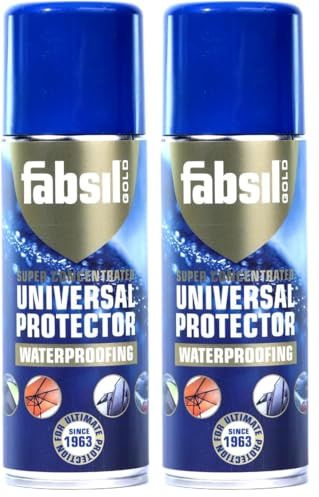 Fabsil GRFAB16 Grangers Gold Universal Silicone Water Proofer - Black, 200 ml (Pack of 2)