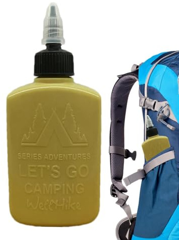 Ölspender, 100 ml Ölspenderflasche für Camping, mit Drehverschluss, auslaufsichere Quetschflasche zum Würzen von Öl, Ketchup, Kochen von Wein