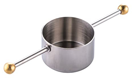 CIYODO Taza Medidora De Acero Inoxidable De Taza Para Vino y Cócteles De Bar Para Bebidas Casa o Fiesta