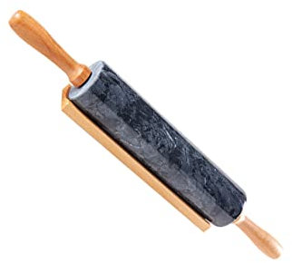 Alipis Chic Rolling Pin Marbre Avec Poignée Pour Pâtisserie Outil De Cuisine Pratique Et Pour Préparation De Pâtes Biscuits