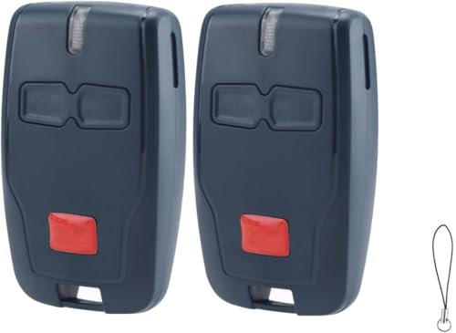 2 PCS Télécommande de porte de garage pour BFT Mitto 2 B RCB 433 MHZ 2 canaux 2 boutons Rolling Code UK pour Rolling BFT Mitto 2, Kleio, Ghibli, TRC 2, Kleio, Ghibli, TR