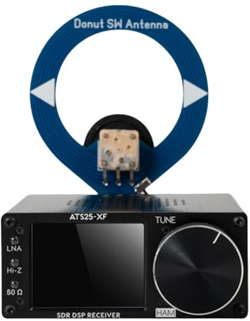 LYEAA ATS25-XF DSP Receptor de radio portátil de banda completa con pantalla táctil FM LW SW CB MW Mezclador Radio WIFI sintonizador digital
