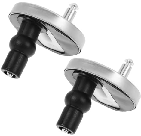 SAFIGLE 2 set Kit di Cerniere per Copriwater con Bulloni e Elementi di Fissaggio Superiore per Installazione Facile di Sedili Wc Smart Accessori per Sostituzione e Riparazione