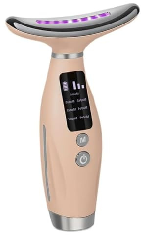 LED SkinLift- Face and Neck Toner Device, Tone, and Sculpt Your Skin, All from The Comfort of Home (Apricot)