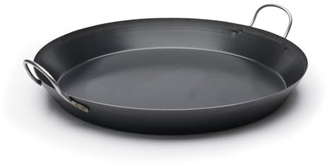 De Buyer, PAELLERA HIERRO AZUL, 2 ASAS, 35 RACIONES Ø 60 CM--5023.60