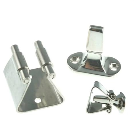 ARBO-INOX Türschnapper Edelstahl Türhalter – Starker Schnappverschluss – Rostfrei und schlagfest