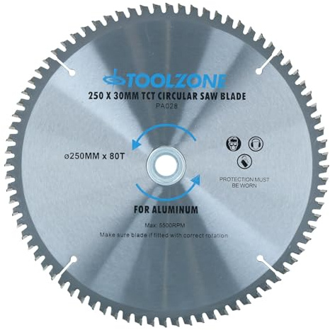 250mm x 30mm Klinge, scie TCT 80T / Aluminium Scie Rundschreiben mit Sichtweise TE676