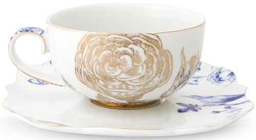 Pip Studio Royal White Teetasse mit Untertasse 2tlg.