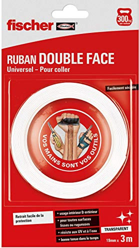fischer - VMVO Ruban double face pour coller et assembler