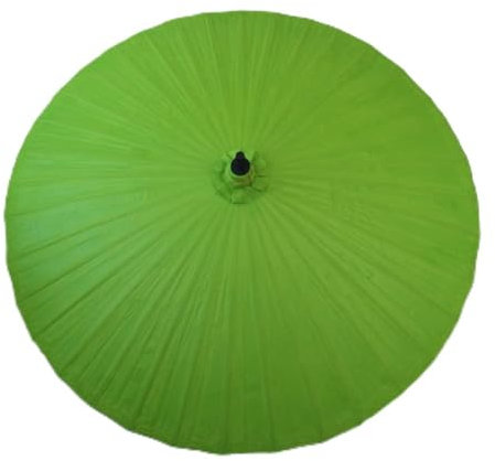 JJ Home Parasol de terrasse en Bambou d'extérieur, Style Cocktail de Parasol de Jardin Fait à la Main, Parapluie Vintage pour fête de Mariage/Photographie/Vacances/décoration (Color : Green)