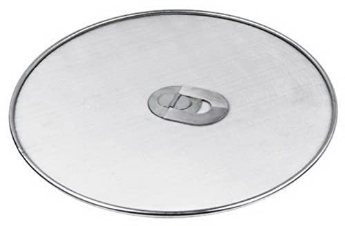 Couvercle anti-éclaboussures rond pour poêle à frire Argenté Diamètre 25 cm