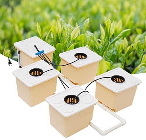 OUKANING Inomhus trädgård hydrokultur odlingssystem kit 11 l hydroponik odlingssystem hem odlingsset för blommor och örter