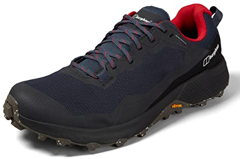 Berghaus Revolute Active vandringsvandringsskor för män | vattentäta | andningsbara | hållbara | vibram gummisula, Moodind Strlimo Gojiber Opwht, 40.5 EU