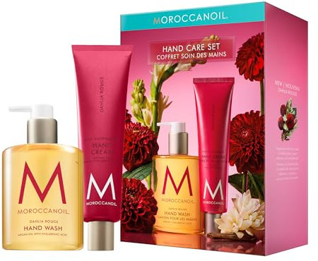 Moroccanoil Dahlia Rouge Hand Cream & Hand Wash Set