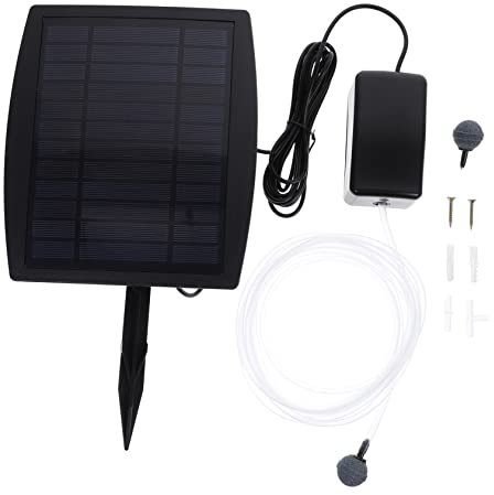 BESPORTBLE Solarteichpumpe kleine Springbrunnenpumpe Springbrunnenpumpen Luftblase Solarbetriebene Aquarium Luftpumpe AC-Luftpumpentyp Luftpumpe für Aquarien Sauerstoffpumpe Stumm