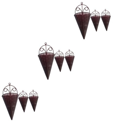 KONTONTY 3sets Hängen Gewebten Korb Pflanzer Für Floral Für Innen 3 Stücke * 3