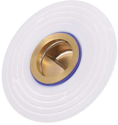 TOBBOMEY Sifone Antiodore per Scarico Doccia in Rame Design Antiintasamento Resistente, Filtro per Chioma per Scarichi a Pavimento in Bagno, Uso Domestico