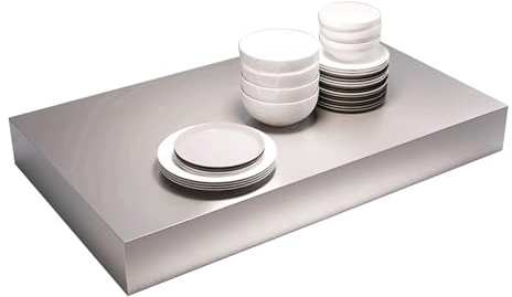 Couvre Plaque de Cuisson Gaz en Acier Inoxydable, Protège Plaque Induction, Cache Plaque de Cuisson Pour Cuisinières À Gaz et Électriques, Grand Format(80x50x7cm/31x20x2.7in)