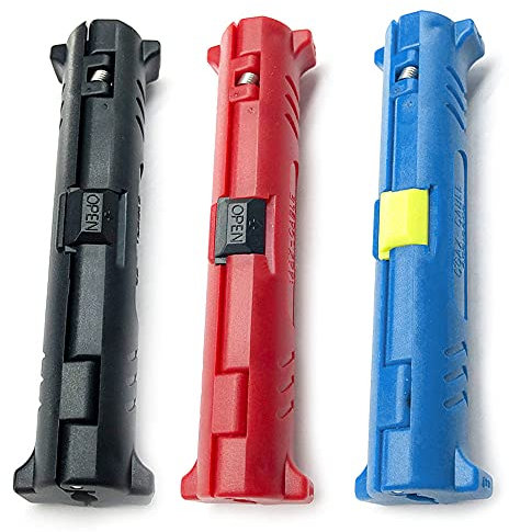 3PCS Wire Stripper Stripping Pen Multi-Function Electric Wire Stripper Pen Cable Cutter Stripping Machine Pliers Tool Crimper Pliers Crimping Stripping Cable for Audio TV