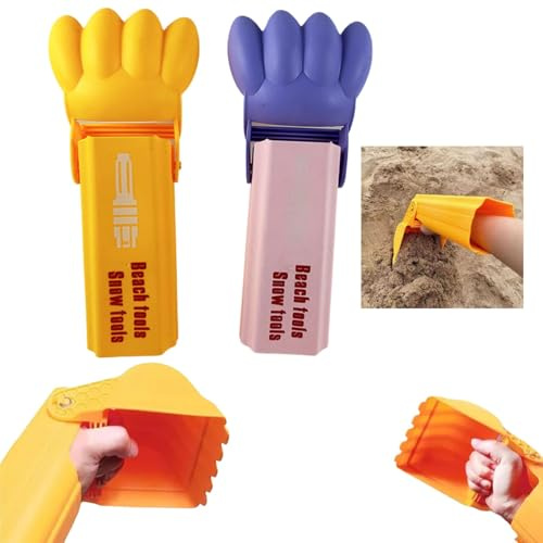 Sandbox Excavator Digger Toy, Sand Excavator Digger Toy, Beach Shovels for Kids, Kids Shovels for Digging Dirt, Suit for Beach, Pool, Boys, Girls (#B)