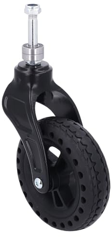 Roulette Charge Lourde Pivotante 6 Pouces, Roue Avant en Caoutchouc TPE, Capacité 75KG - Antidérapante Solide, Rotation Fluide, Idéale pour Portail Coulissant et Chariots