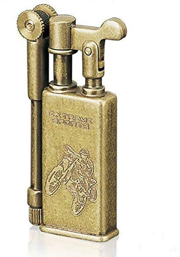 Encendedor de aceite de cobre antiguo