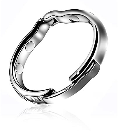 SXOVO Metallo Regolabile Anello Del Pene Anello Del Pene In Metallo Anelli Del Rubinetto Glande Anello Prepuzio Anello Ritardo Eiaculazione Anello di Correzione del Prepuzio(L)