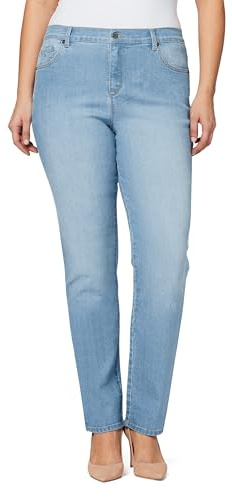 Gloria Vanderbilt womens Amanda Classic High Rise Tapered Jean, Callisto, 14 Regular