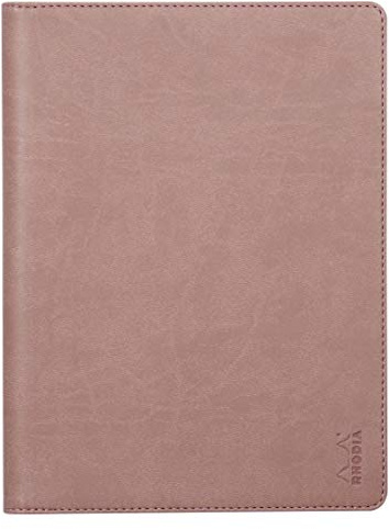 Rhodia 216009C - Mappe für Block oder Notizheft Rhodiarama - N°16, für DIN A5 (14,8x21 cm) 17,5x23,5 cm, elegant und praktisch, Roseholz, 1 Stück
