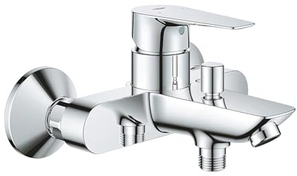 Grohe EH-Wannenbatterie BauEdge 23604_1 Wandmontage eigensicher chrom