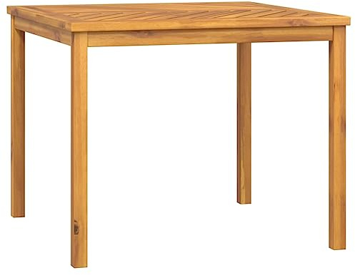 vidaXL Tuintafel 90x90x74 cm massief acaciahout