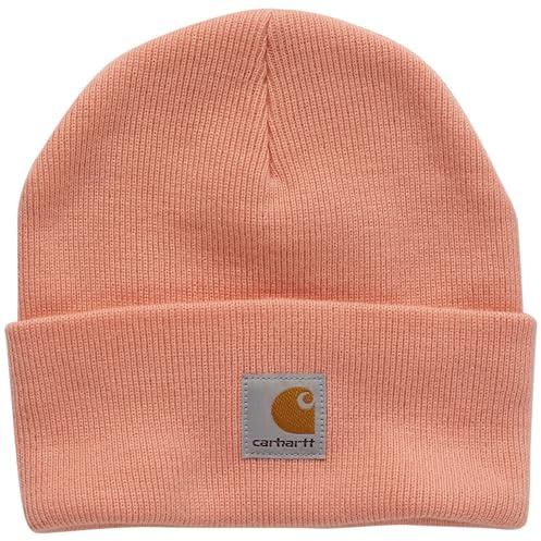 Carhartt Stickad mössa för flickor, Peach Amber, 6-14 År