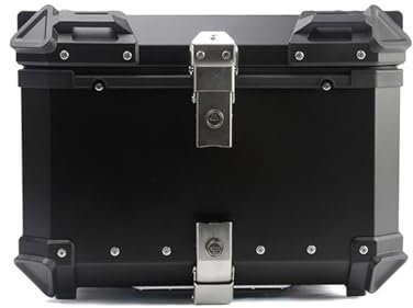 BIRNN Motorrad Topcase für Honda NT1100 NT 1100, Motorrad Heckkasten Wasserdicht Haltbar Motorrad Kofferraumbox Motorcycle Suitcase Reise Aufbewahrungsbox, 55L-Black