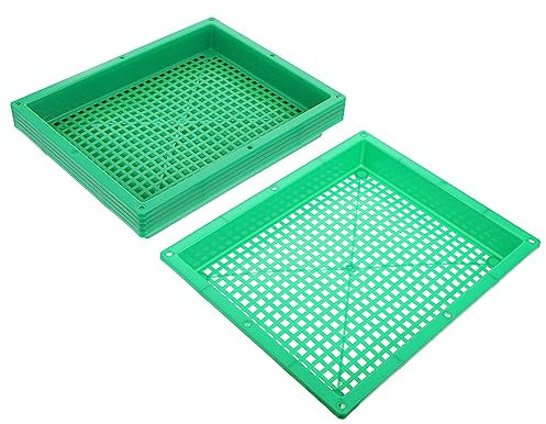 Yardenfun 6 Stücke Pflanzenzucht Trays Recycelbar Kindergarten Aussaat Platten Für Einfach Pflanzen