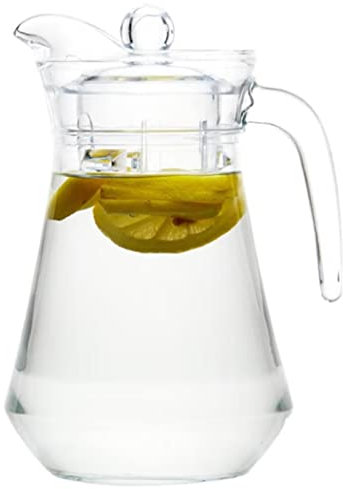 LVUNZJCA Brocca per l'acqua Bollitore Freddo di Raffreddamento in Vetro Brocca per la Frutta