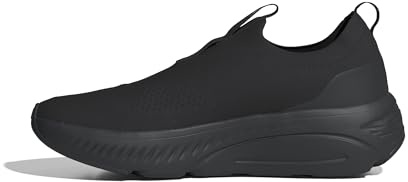 adidas Hombre Cloudfoam GO Sock Shoes, Core Black/Carbon/Carbon, 44 EU