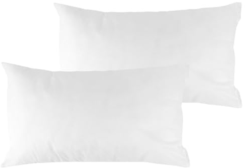 JACK 2er Set Innenkissen Kissenfüllung 30x50 40x40 45x45 40x60 50x50 Inlett Kopfkissen Zierkissen Sofa Kissen, Größe:30 x 50 cm