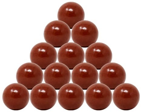 Steinschleuder Munition [500/1000/3000 Stück] | Tonkugeln Biologisch Abbaubar | 8/10 / 12 mm Schleudermunition | Zwille Munition | Slingshot Clay Balls Kugeln (500, 12mm)