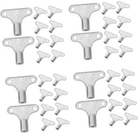 DIYEAH 40pcs Radiator Bleed Key Air Vent Keys for Radiator Supplies Metal Plumbing Bleeding Tools for Heater and Faucet Valves