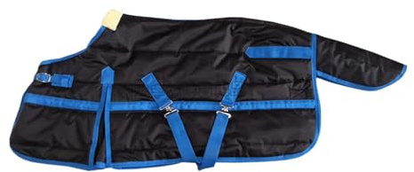 Sharplace Horse Blanket Horse Rain Sheet Wear Resistant Equestrian Apparel Accessories Warm Equestrian Clothing Windproof Horsewear, 100cm