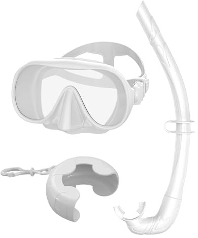 Zahoken Equipo de Snorkel para Adultos | Máscara Antifugas de Gran Angular y Ajustable,Para Mujeres Familias Amantes Deportistas Entusiastas Viajes ,para Hombre Mujer Deportista Familia Natación Buceo