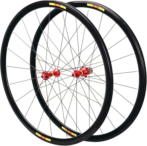 Rot,700C 28 Zoll Rennrad-Laufradsatz 30 Mm Felge V-Bremse Schnellspanner Für 7 8 9 10 11-Gang Kassette Ultraleicht Cruiser Fahrradräder 1560 G
